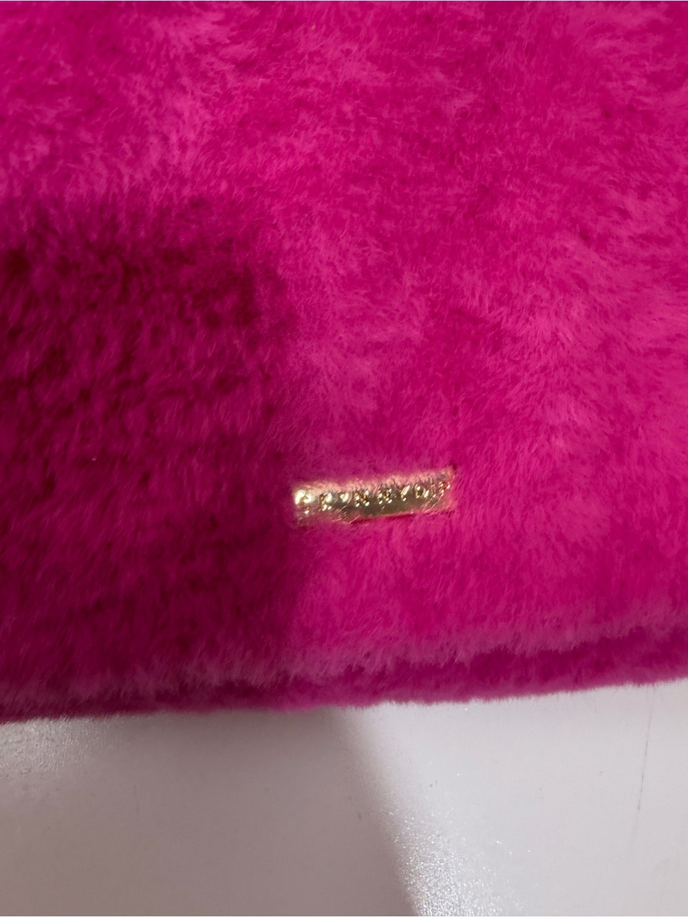 Skinnydip London x Barbie Mattel 2023 Pink Faux Fur Crossbody Mini Tote Bag - Picture 15 of 16